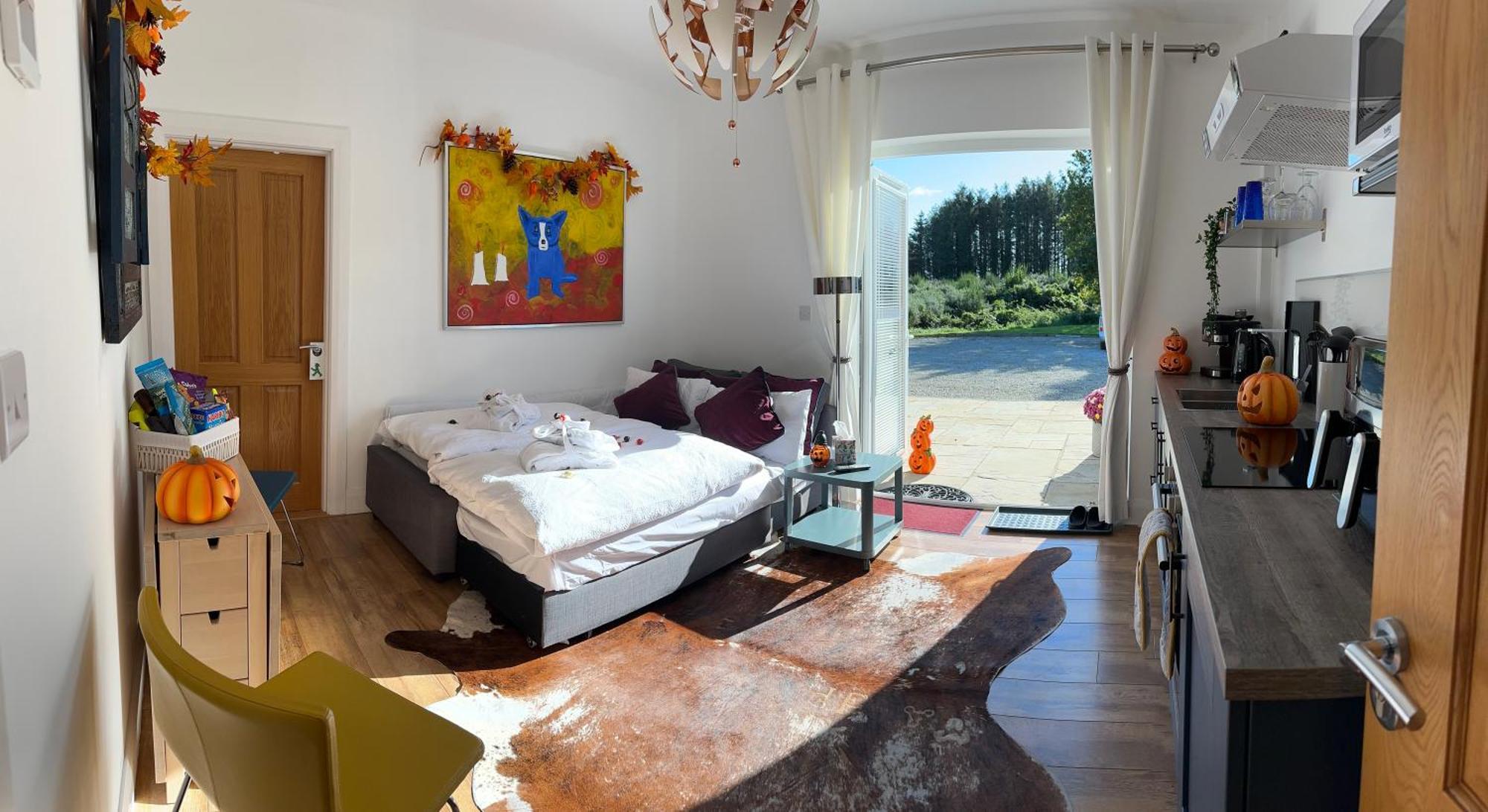 Forest Path Luxury Studio Apartment With Large Bedroom Bathroom And Sauna Sleeps Up To 4 Ballynahinch Esterno foto
